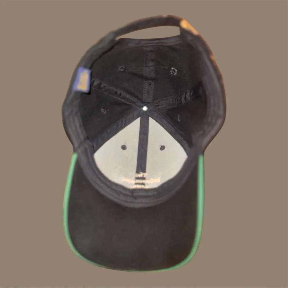 Glenfiddich. UNISEX Black Baseball Cap with Embroidered Text.‎ Size Medium